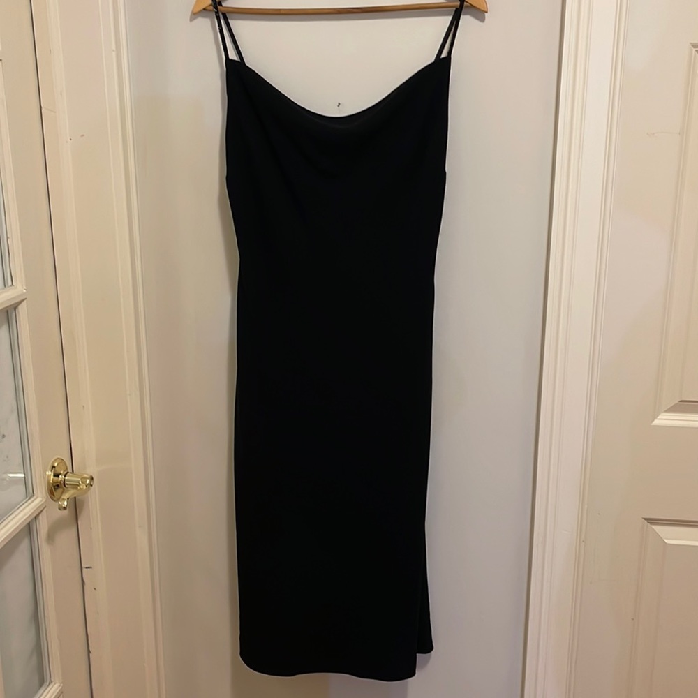 Banana Republic size 8 beaded spaghetti straps. Little black dress. A classic.